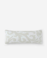Moroccan-Pattern Plush Lumbar Pillow – pillows, in oatmeal - off white | Roost & Roam