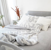Bouclé-Finish Moroccan Pattern Pillow – pillows (view 8) | Roost & Roam