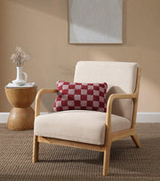 Checkerboard Boucle Lumbar Pillow – pillows (view 13) | Roost & Roam