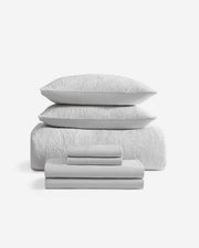 Bouclé Lyocell Bed Bundle – bundle, in pearl gray | Roost & Roam