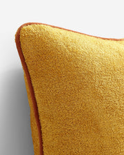 Contrast-Piped Sheen Fabric Throw Pillow – pillows (view 3) | Roost & Roam