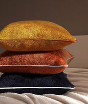 Contrast-Piped Sheen Fabric Throw Pillow – pillows (view 7) | Roost & Roam