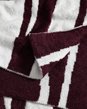 Brushstroke Stripe Plush Bed Blanket – bed blankets (view 2) | Roost & Roam