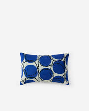 Printed Cotton Slub Lumbar Pillow