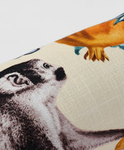 Printed Slub Cotton Bolster Pillow