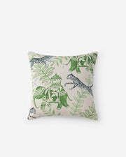 Printed Elephant Motif Throw Pillow