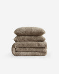 Faux Fur Comforter and Sham Bundle – bundle, in white | Roost & Roam