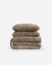 Faux Fur Comforter and Sham Bundle – bundle, in white | Roost & Roam