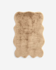 Faux Fur Scallop-Edge Area Rug – rugs (view 10) | Roost & Roam