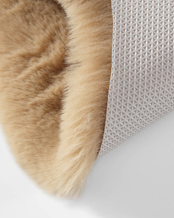 Faux Fur Pelt-Shape Accent Rug – rugs (view 4) | Roost & Roam