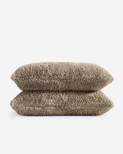 Knit Faux Fur Pillow Sham Set – shams (view 7) | Roost & Roam