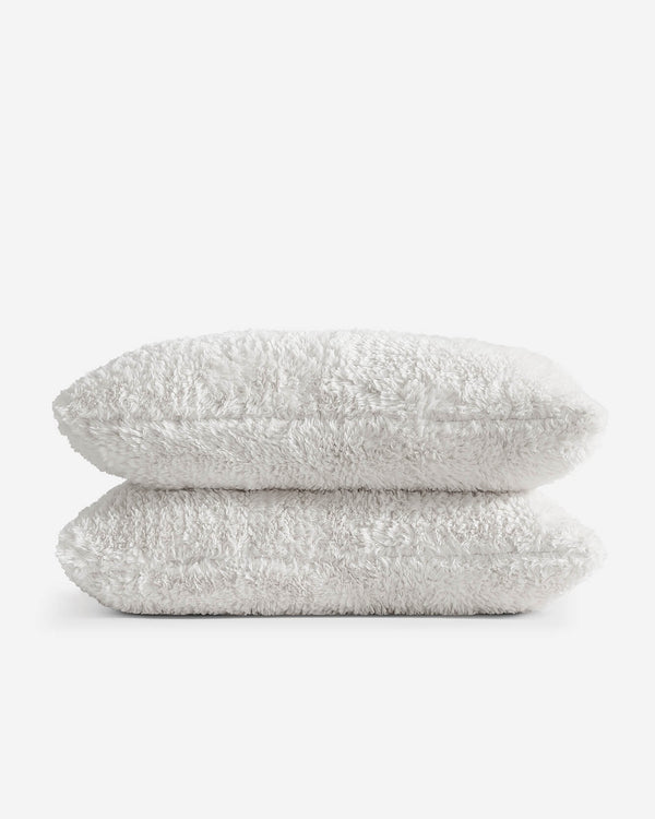 Knit Faux Fur Pillow Sham Set – shams (view 2) | Roost & Roam
