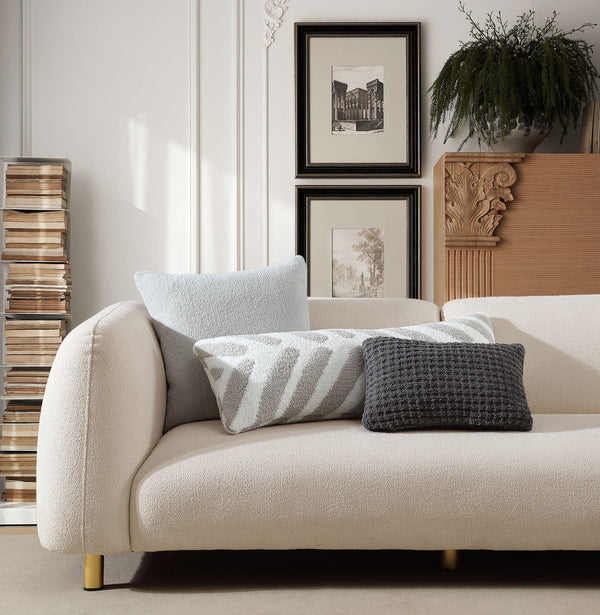 Waffle-Knit Lumbar Pillow – pillows (view 4) | Roost & Roam