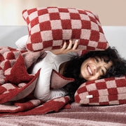 Checkerboard Boucle Lumbar Pillow – pillows (view 15) | Roost & Roam