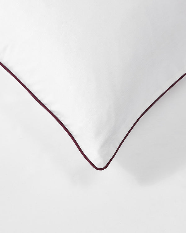Piped Bamboo-Blend Sham Set – shams (view 3) | Roost & Roam