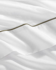 Contrast-Piped Lyocell Blend Top Sheet – sheets (view 8) | Roost & Roam