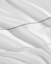 Contrast-Piped Lyocell Blend Top Sheet – sheets (view 5) | Roost & Roam