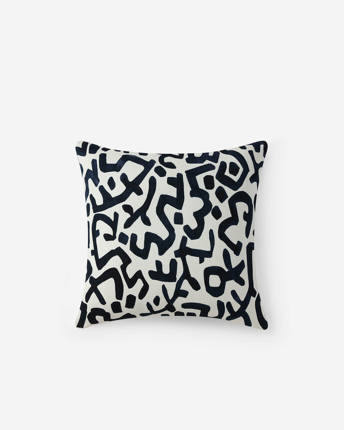 Abstract Print Cotton Slub Pillow