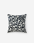 Abstract Print Cotton Slub Pillow