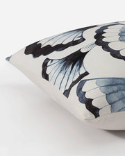 Slub Cotton Printed Throw Pillow