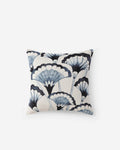 Slub Cotton Printed Throw Pillow