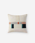 Geometric Patchwork Cotton Throw Pillow