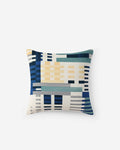 Geometric Print Cotton Slub Pillow