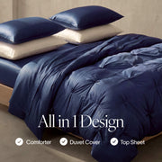 Bubble-Quilted Bamboo Viscose Comforter