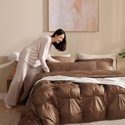 Bubble-Quilted Bamboo Viscose Comforter