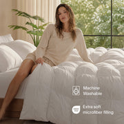 Bubble-Quilted Bamboo Viscose Comforter