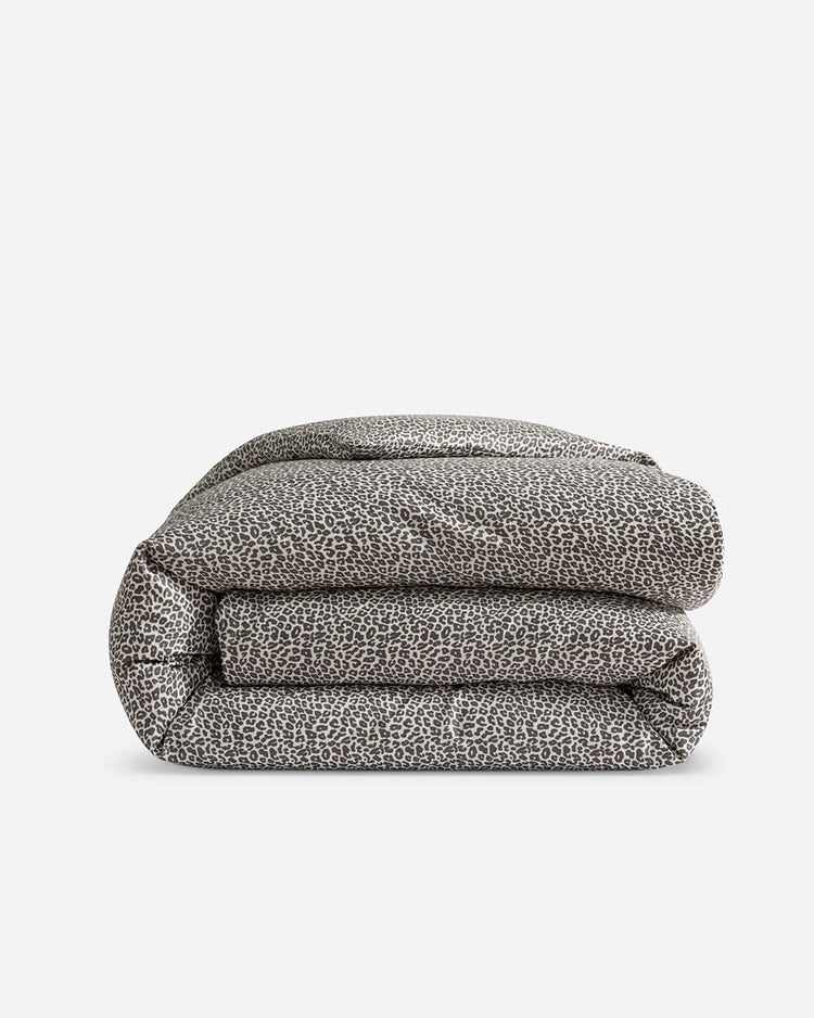 TENCEL Lyocell Leopard Print Duvet Cover – duvet covers, in leopard print | Roost & Roam