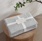 Boucle-Texture Oversized Throw Blanket