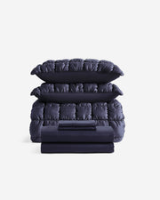 Lyocell Puff Comforter Bed Bundle
