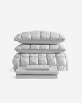 Lyocell Puff Comforter Bed Bundle – bundle, in baritone blue | Roost & Roam