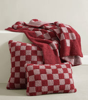 Checkerboard Bouclé Throw Pillow – pillows (view 21) | Roost & Roam