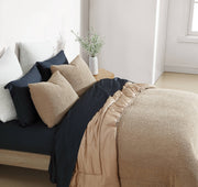 Reversible Boucle-Texture Bamboo Comforter – comforters (view 28) | Roost & Roam
