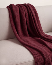 Boucle-Texture Lap Throw
