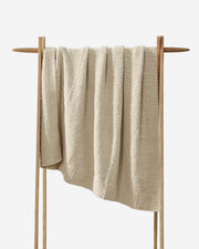 Boucle-Texture Lap Throw