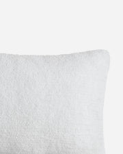 Bouclé-Texture Lumbar Pillow