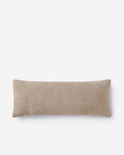 Bouclé-Texture Lumbar Pillow