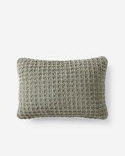 Waffle-Knit Lumbar Pillow – pillows (view 5) | Roost & Roam