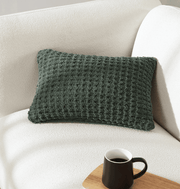 Waffle-Knit Lumbar Pillow – pillows (view 33) | Roost & Roam