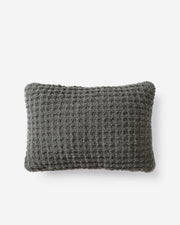 Waffle-Knit Lumbar Pillow – pillows, in cinnamon stick | Roost & Roam