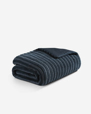 Ribbed Plush Piped Comforter – comforters, in taupe | Roost & Roam
