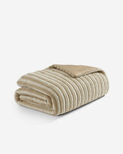 Ribbed Plush Piped Comforter – comforters (view 9) | Roost & Roam