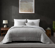 Ribbed Plush Piped Comforter – comforters (view 6) | Roost & Roam