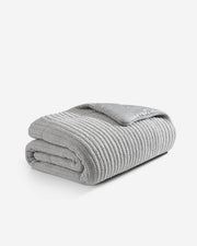 Ribbed Plush Piped Comforter – comforters (view 5) | Roost & Roam