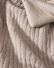 Ribbed Plush Piped Comforter – comforters (view 15) | Roost & Roam