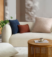 Ribbed Bouclé-Texture Euro Pillow – pillows (view 10) | Roost & Roam