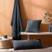 Boucle-Texture Oversized Throw Blanket